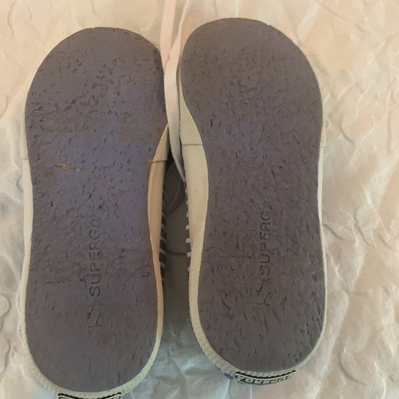 Superga blue and white sneaker size 38 or 7.5 M great used condition clean - Picture 5 of 7